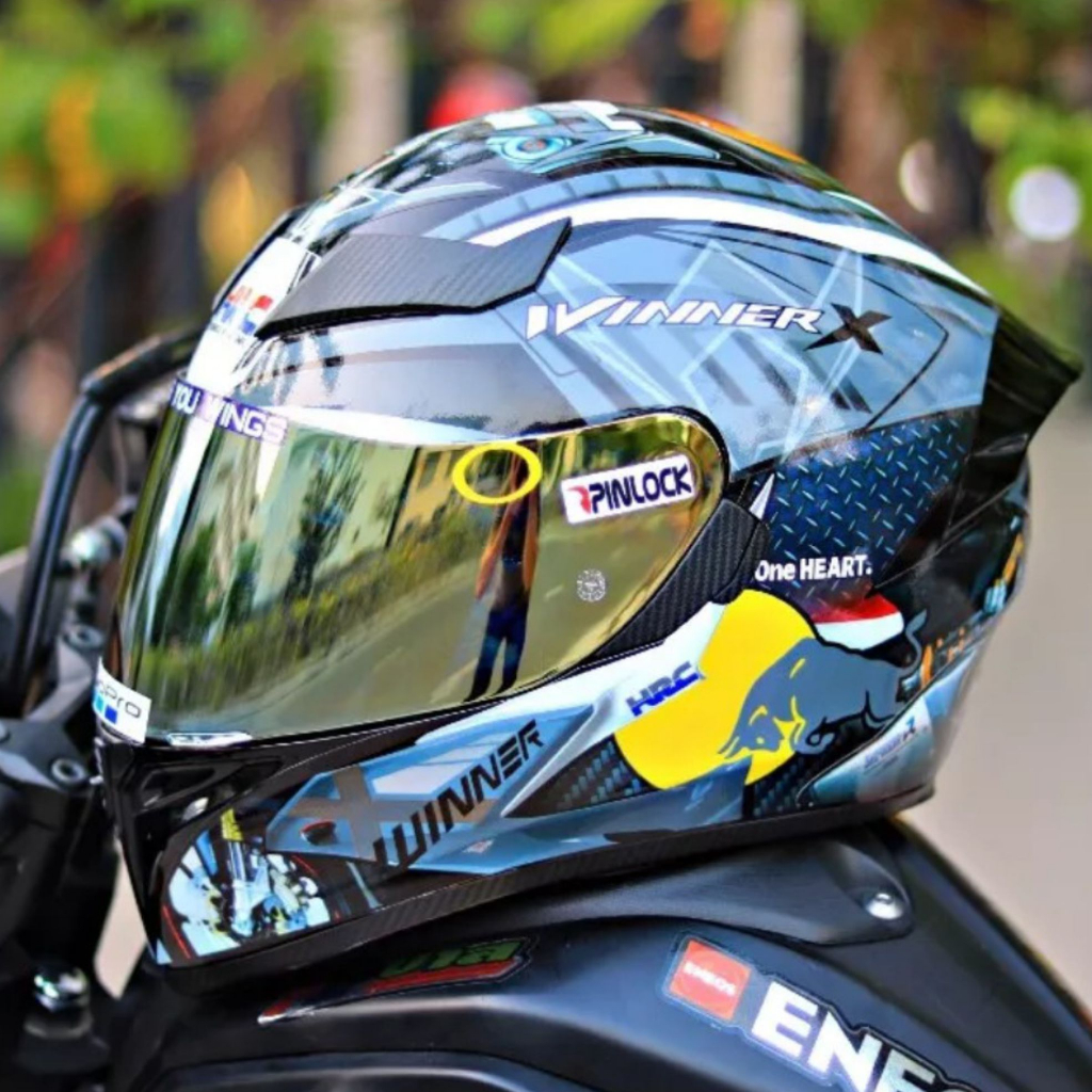 Tem dán mũ bảo hiểm fullface - WINNER - áp dụng nhiều màu - 13