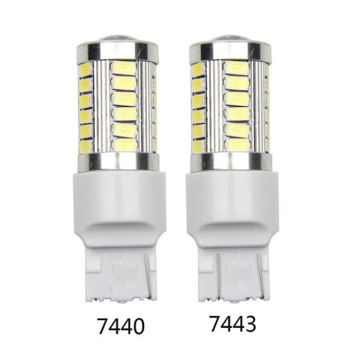Bóng đèn LED siêu sáng T20 7443 5630 33SMD W21W 7443 W21/5W cho xe hơi