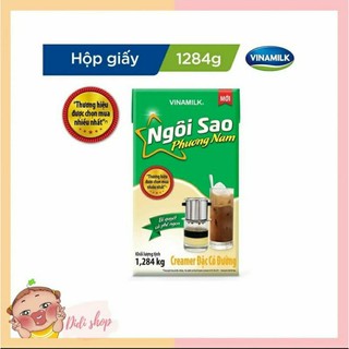 Sữa đặc Ngôi Sao Phương Nam xanh lá - Hộp giấy 1284g