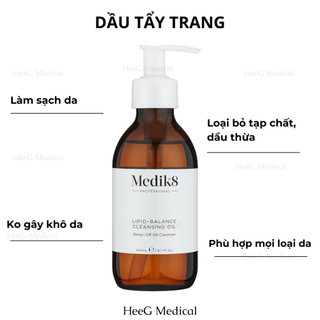 Dầu tẩy trang Medik8 LIPID-BALANCE CLEANSING OIL 200ml