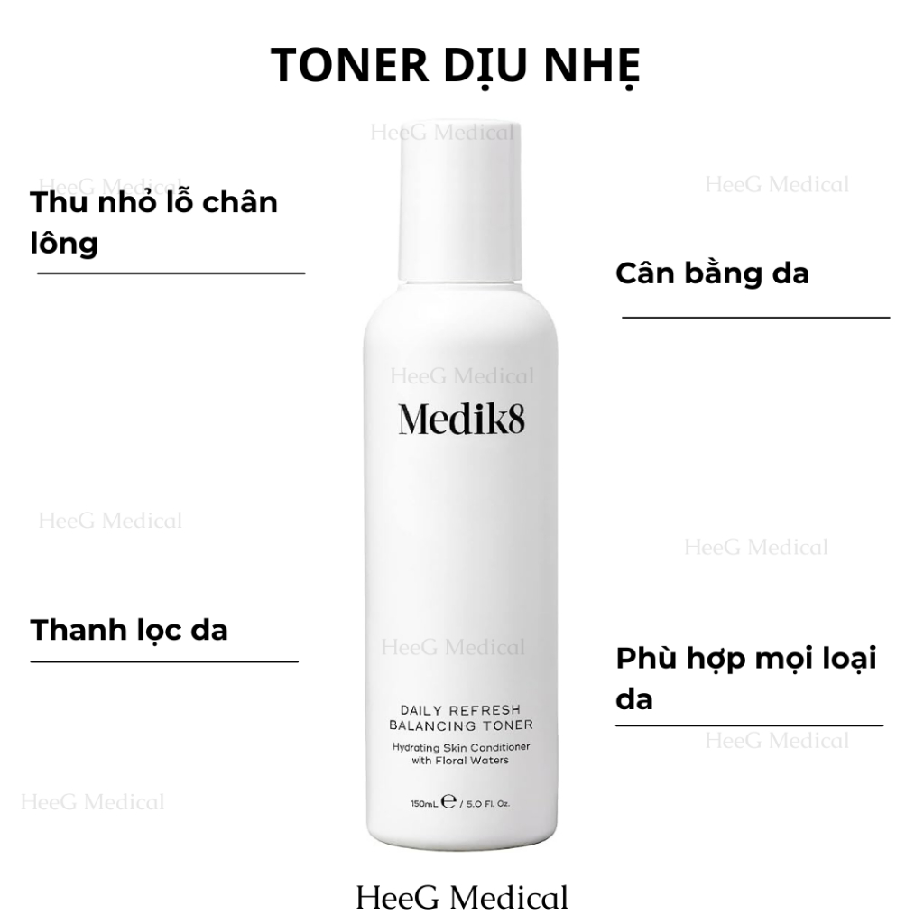 Nước Cân Bằng Da Medik8 Daily Refresh Balancing Toner 150ml