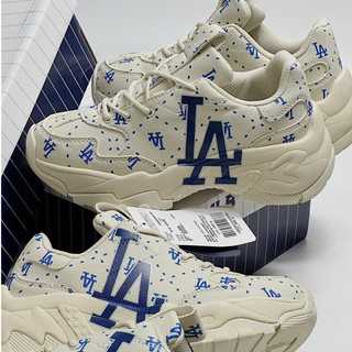 Giày MLB Bigball Chunky Saffiano Dia Monogram Los Angeles Dodgers Unisex 36-44