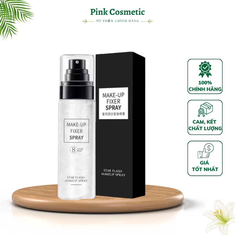 Xịt khoáng khoá nền Makeup - giữ chặt lớp trang điểm FIXER SPRAY