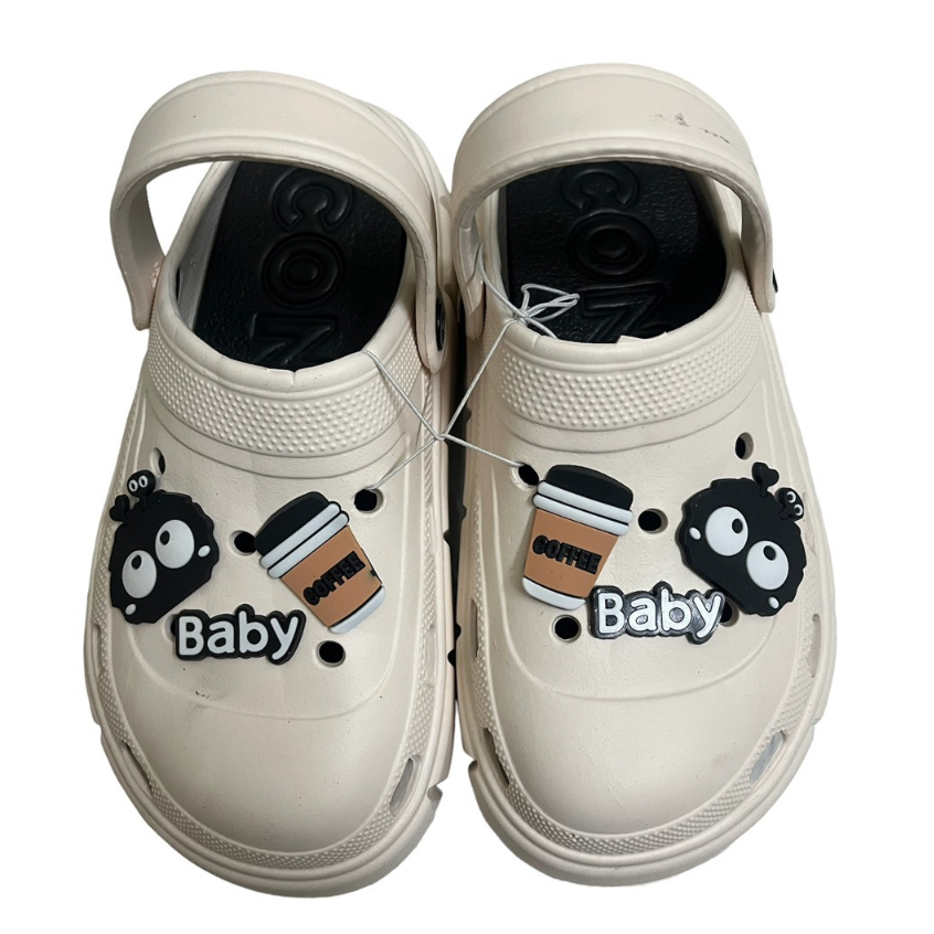 Dép crocs, sục cross cao cấp, Dép ulzzang độn đế 6cm Cross nam nữ siêu nhẹ kèm Sticker dễ thương