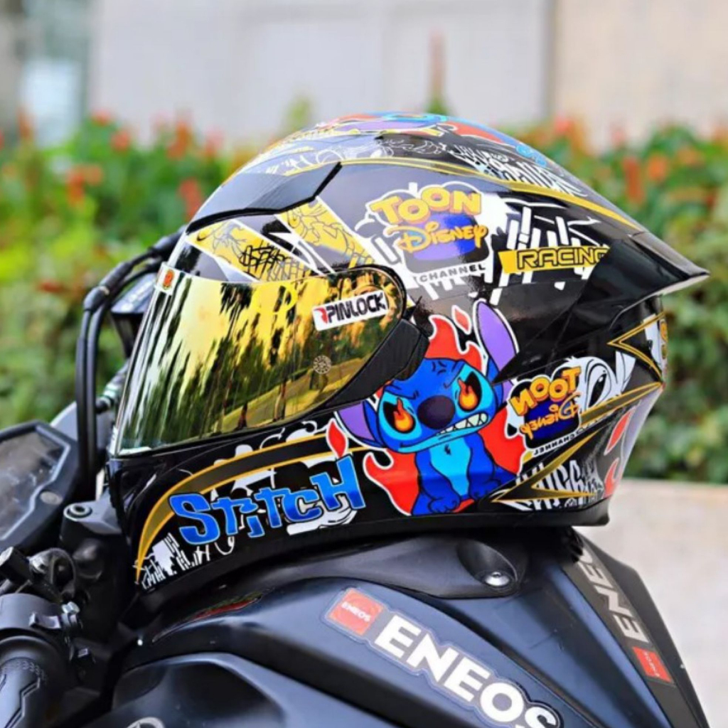 Tem dán mũ bảo hiểm fullface  - áp dụng nhiều màu - 15