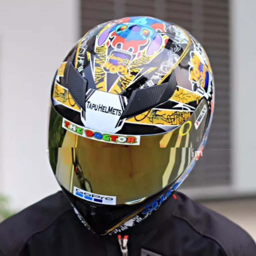 Tem dán mũ bảo hiểm fullface  - áp dụng nhiều màu - 15