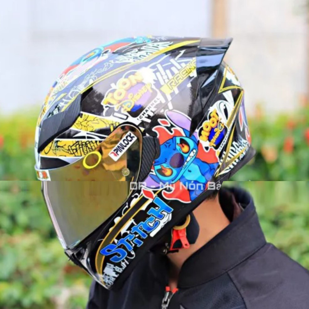 Tem dán mũ bảo hiểm fullface  - áp dụng nhiều màu - 15