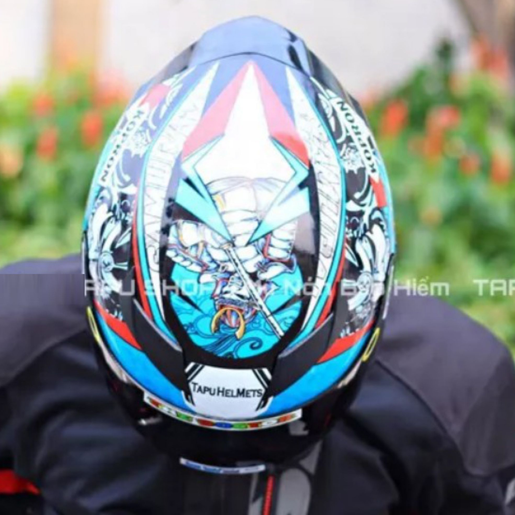 Tem dán mũ bảo hiểm fullface - SAMURAI - áp dụng nhiều màu - 16