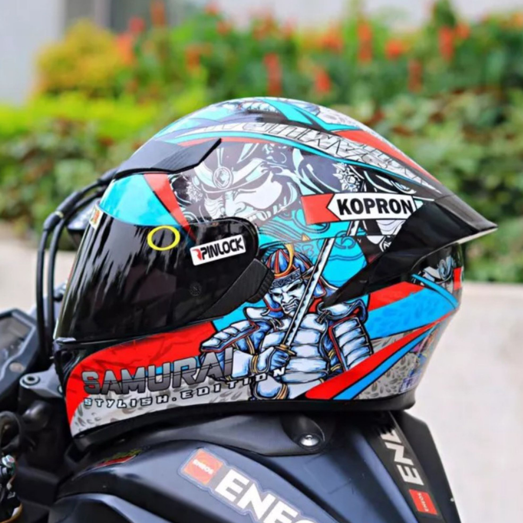 Tem dán mũ bảo hiểm fullface - SAMURAI - áp dụng nhiều màu - 16