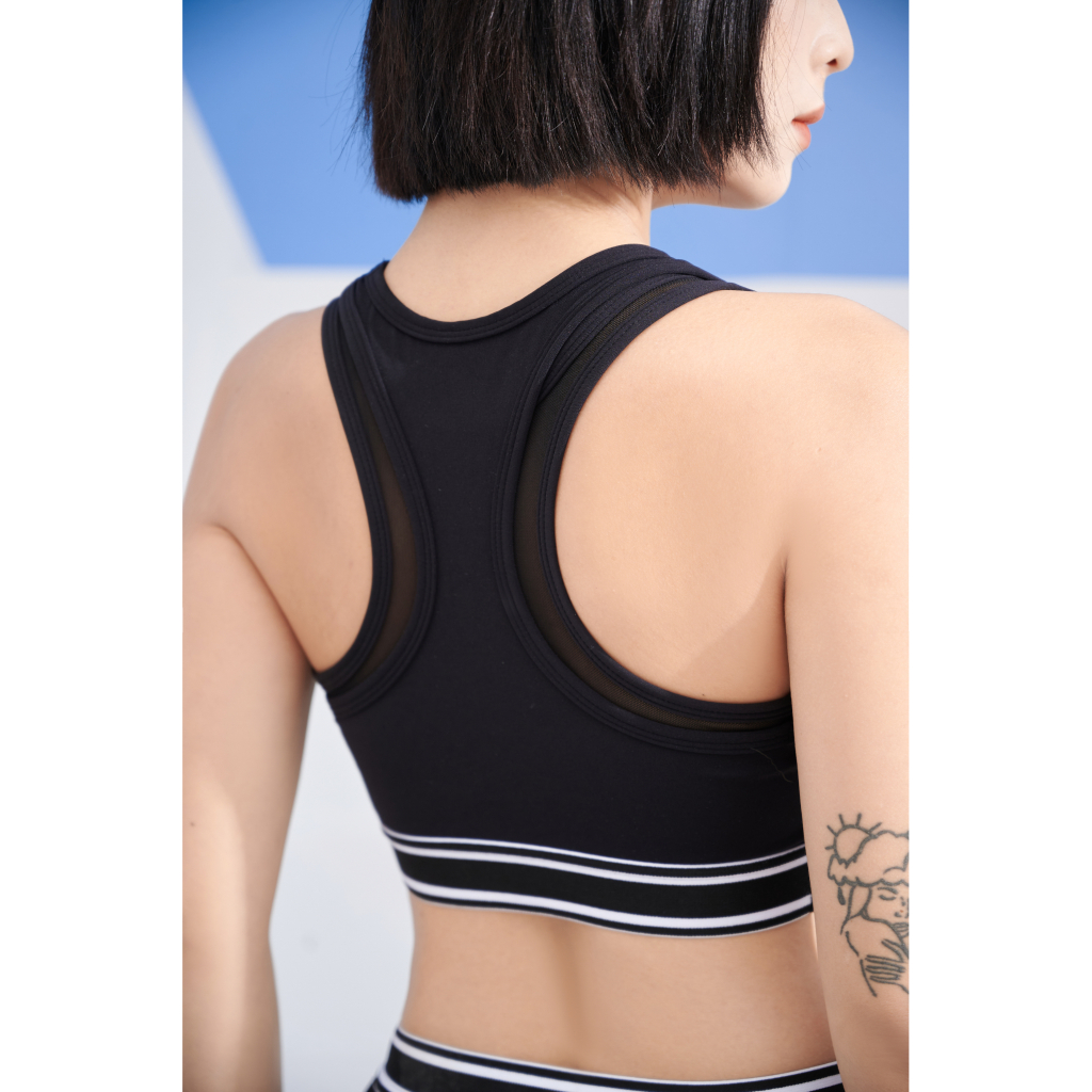 Áo bra tập gym yoga thể thao Poppy năng động kèm mút ngực Today U Wear