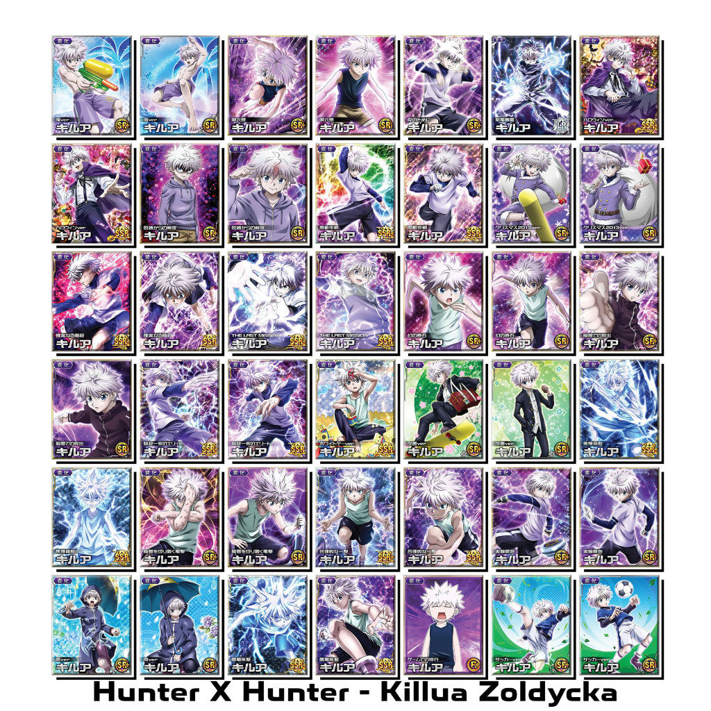 Thẻ Bài Hunter × Hunter - Phần 7 - Killua Zoldycka - Khổ 6.3 cm x 7.8 cm