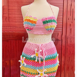SET BIKINI SÒ LEN MÓC- BIKINI CẦU VÒNG