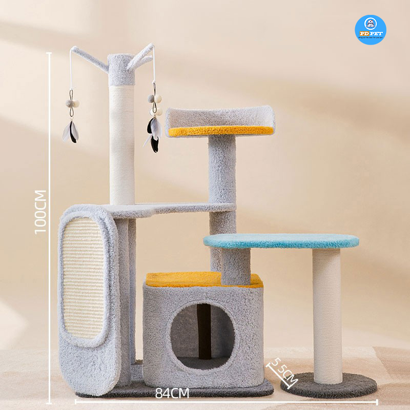 CATTREE - Tổng hợp các mẫu nhà mèo siu cute - Nhà chơi cho mèo, thú cưng mẫu mới cao cấp