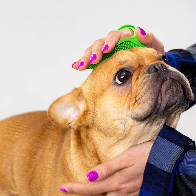 Bàn Chải Tắm Cho Chó Mèo ,Bàn Chải Lông Đeo Tay Cho Thú Cưng