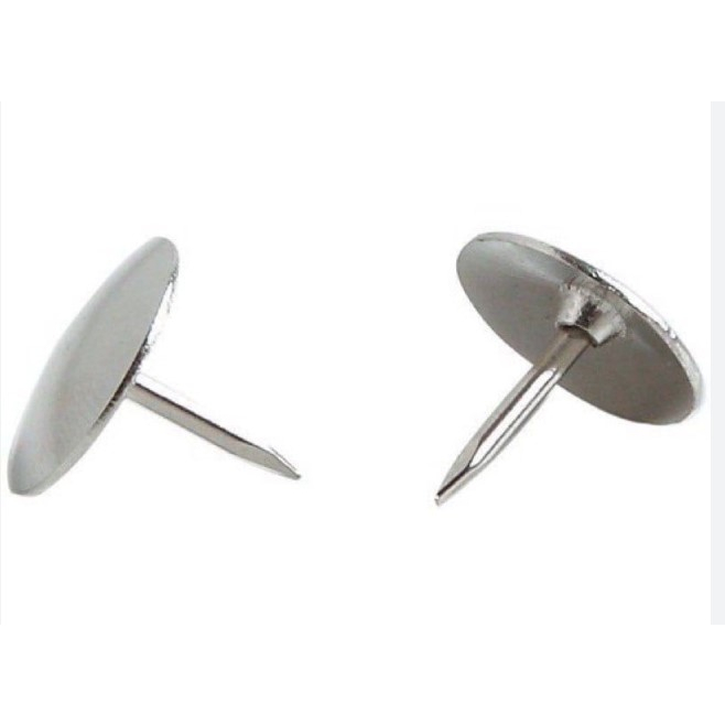 Đinh dù, ghim mũ sắt, ghim bảng vải, bảng nhung thumb tacks Deli 0022 - 1 hộp 100 đinh