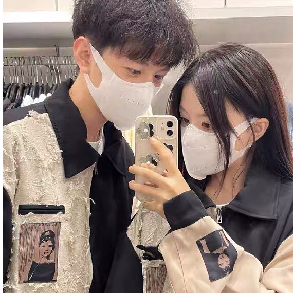 Áo khoác nam nữ form rộng áo khoác cặp bamber lạ mắt