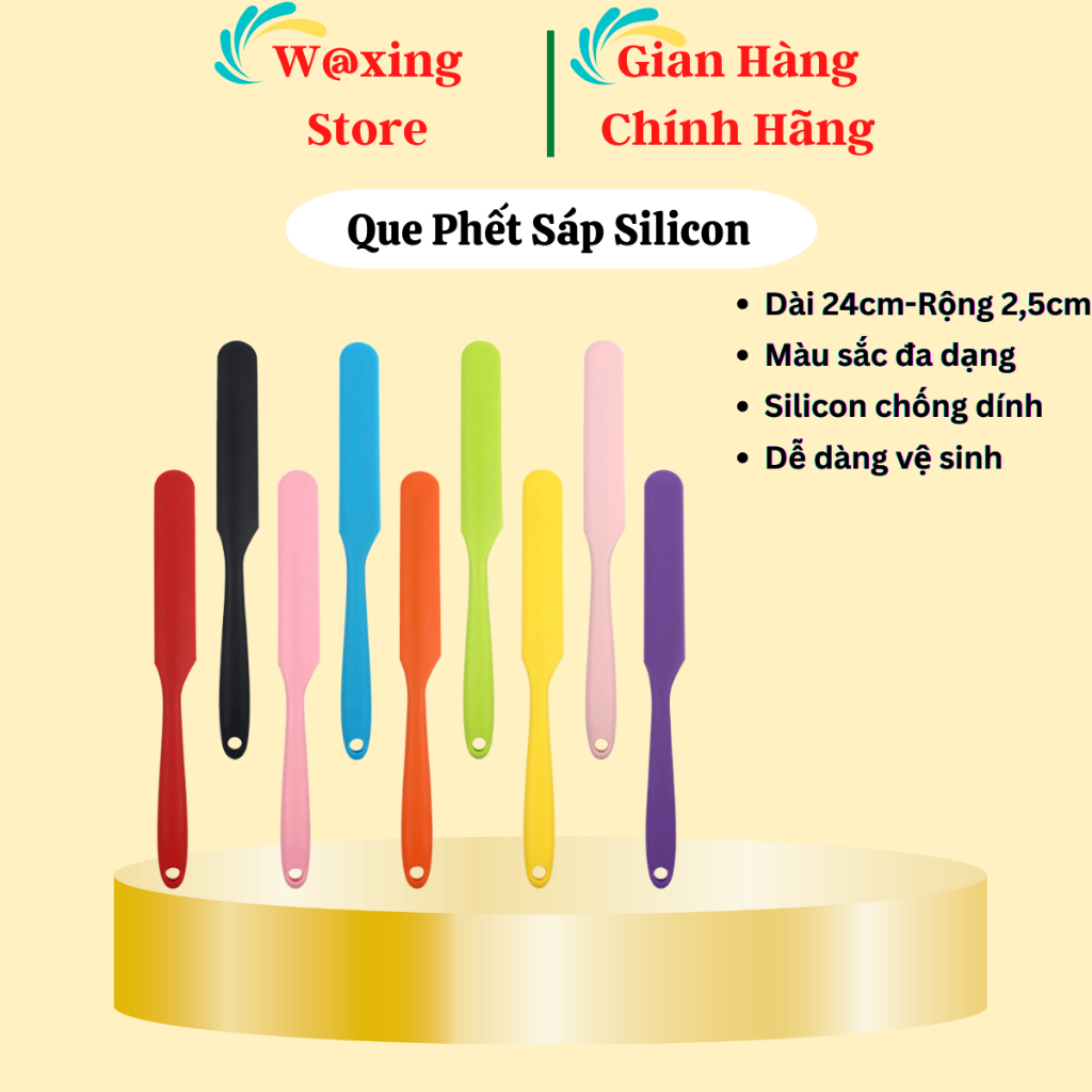 Que Phết Sáp Silicon Chống Dính ,Tái Sử Dụng