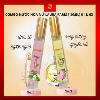 Combo 2 chai nước nữ 10ml - laura paris nhật kim anh