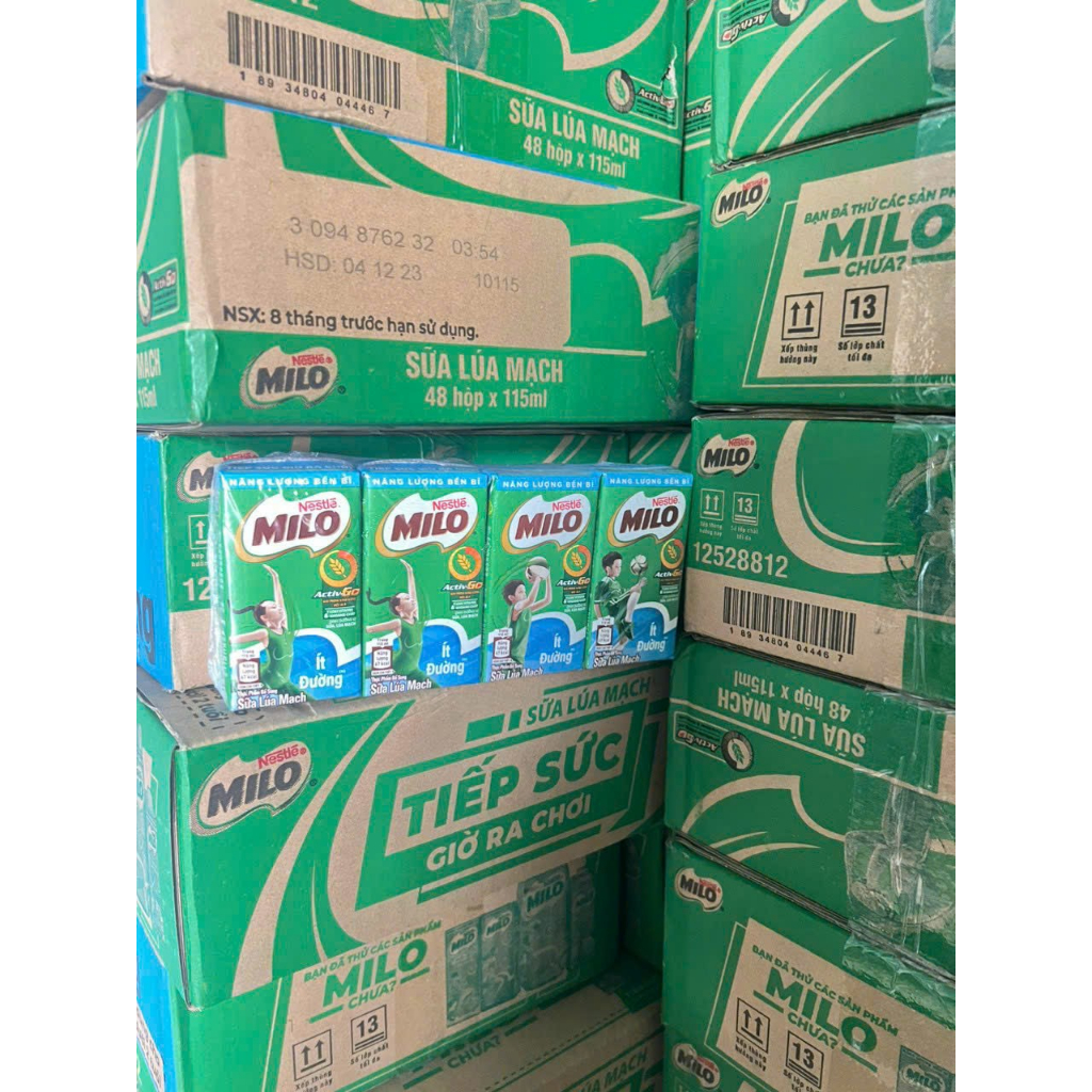 Sữa Milo 110ml thùng 48 hộp