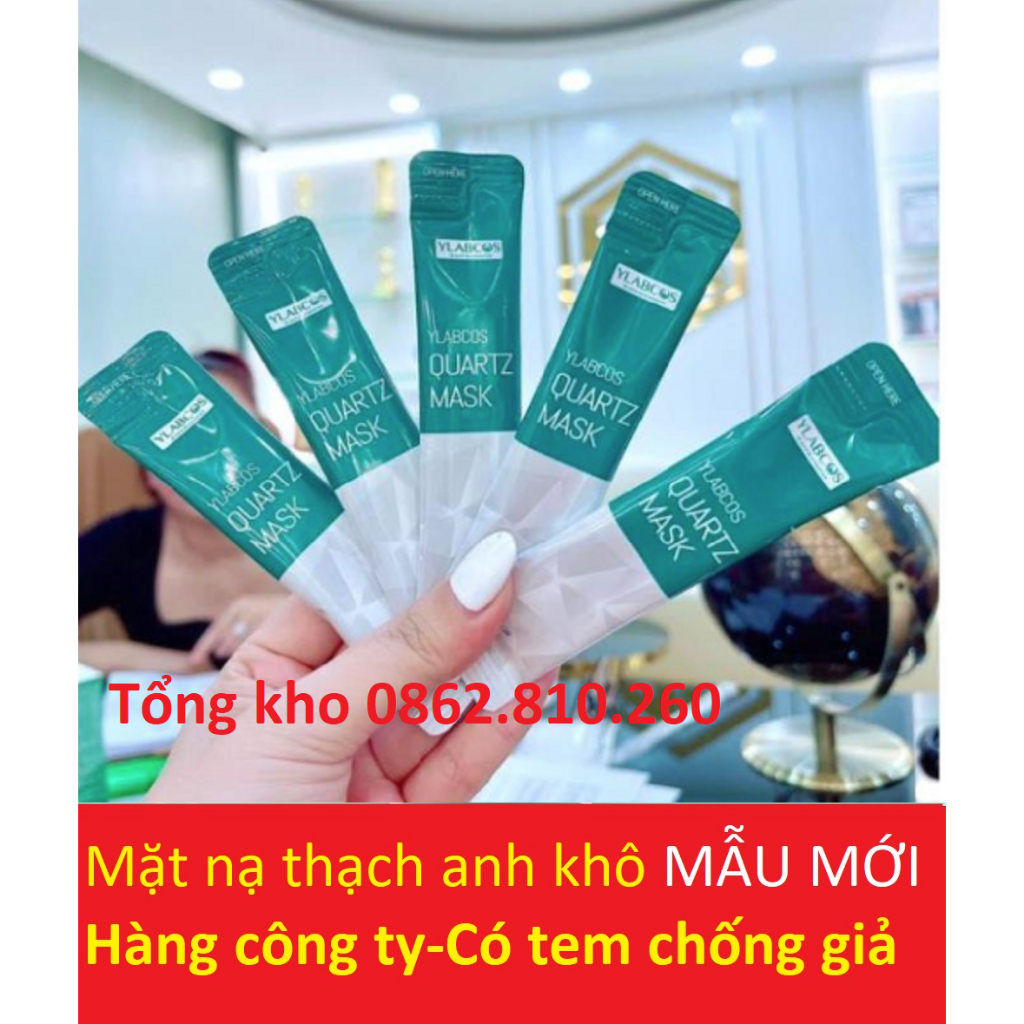 Mặt Nạ Ngủ Thạch Anh Drlacir Khô Crystal Rose ylabcos quartz mask và Tươi Fresh Sleeping Mask 100g/180g Dr Lacir