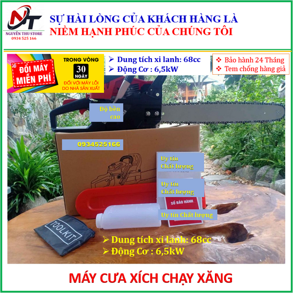 Máy cưa gỗ, máy cưa xích siêu khỏe. BH 24 Tháng.