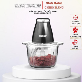 Máy xay thịt matika 2l cối thuỷ tinh mtk3220