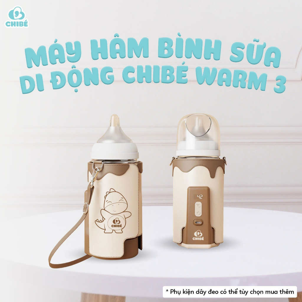 MÁY HÂM BÌNH SỮA DI ĐỘNG CHIBÉ WARM 3
