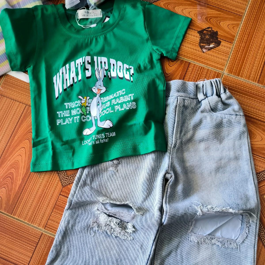 8-30kg_Sét bộ rin ống suông thỏ cam xanh