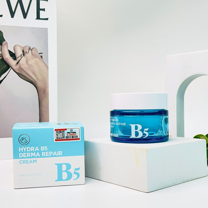 Kem dưỡng phục hồi và làm trắng da Prettyskin Hydra B5 Derma Repair Cream 52ml