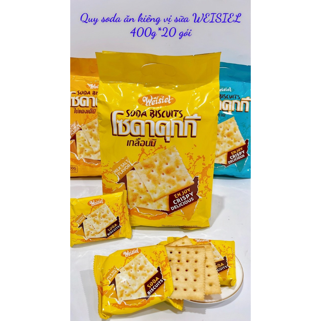 Bánh quy SODA STARS ít đường, ăn kiêng 400g