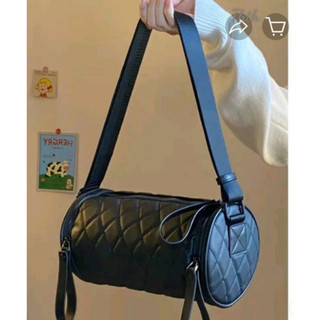 Túi trống đen mini 24x17 cm