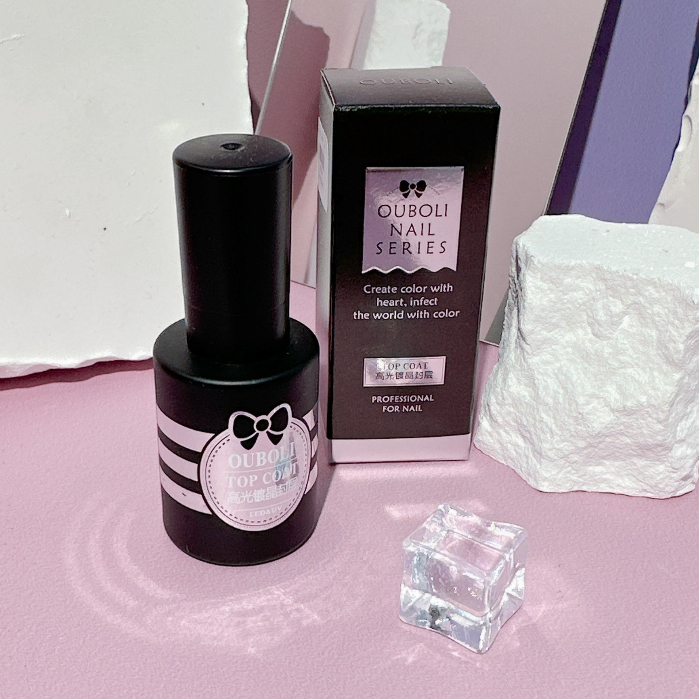 Ouboli Base Top, Liên kết gel- Top cường lực siêu bóng