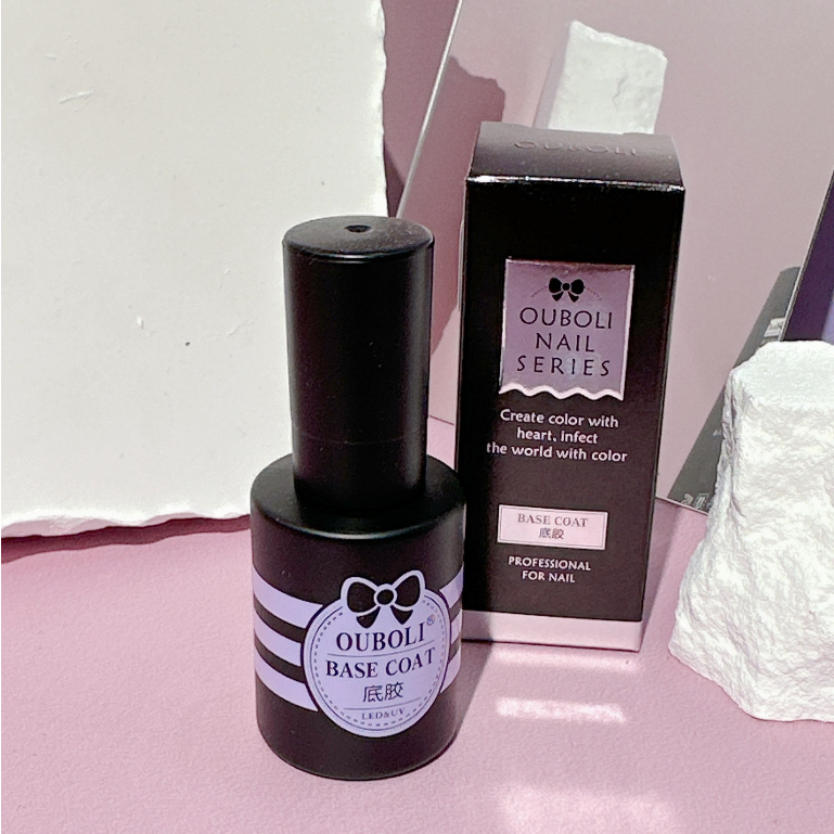 Ouboli Base Top, Liên kết gel- Top cường lực siêu bóng