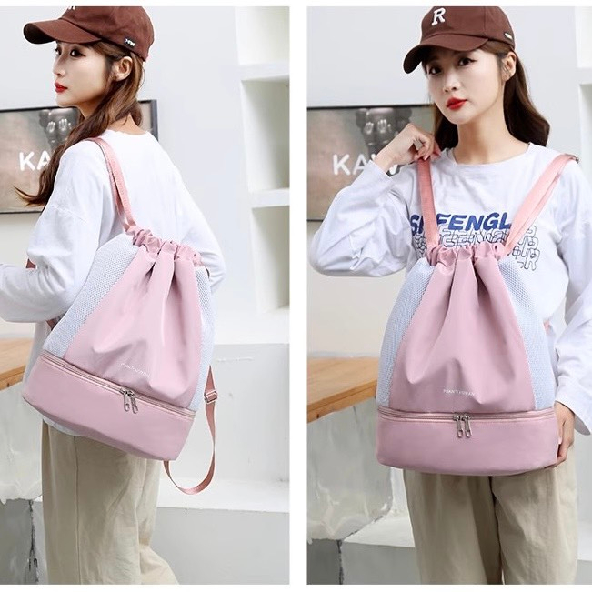 Balo Unisex Thời Trang Đi Học, Du Lịch Có Ngăn Chứa Giày Riêng Phù Hợp Cả Nam Và Nữ