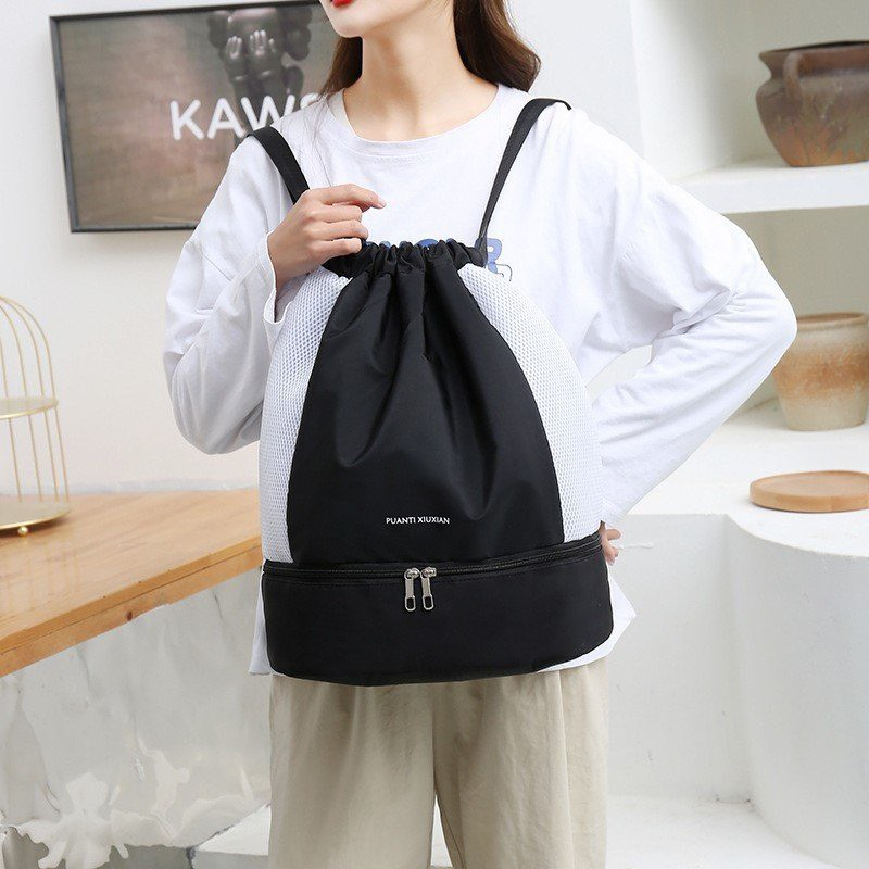 Balo Unisex Thời Trang Đi Học, Du Lịch Có Ngăn Chứa Giày Riêng Phù Hợp Cả Nam Và Nữ