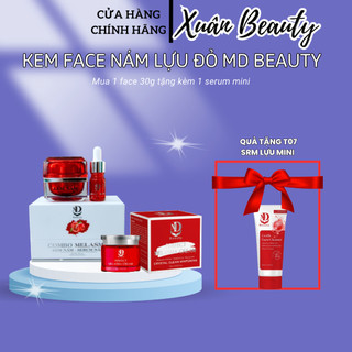 Kem face nám lựu đỏ md beauty dưỡng trắng da, loại bỏ mụn nám tàn nhang
