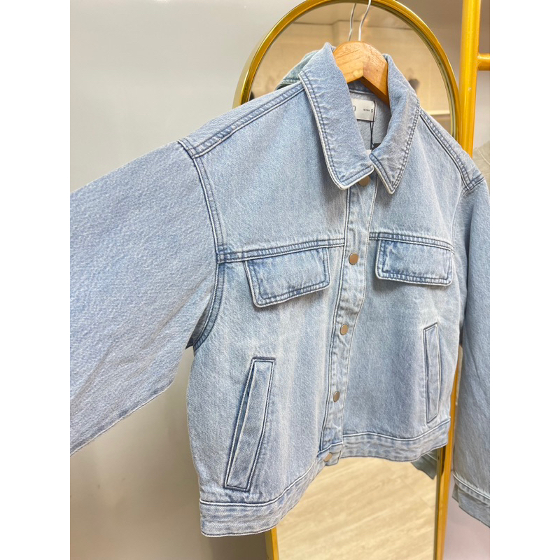 Áo Bò Mixxo Hàn Quốc - Chất Jean trẻ dễ phối đồ phong cách Unisex G4