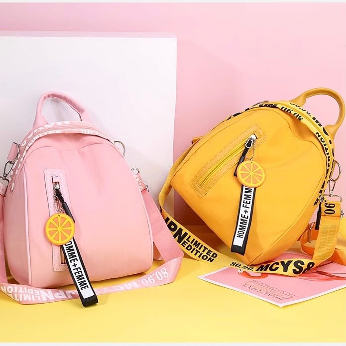 Balo Nữ Thời Trang Hàn Quốc Phong Cách Lát Cam Cute Dễ Phối Đồ