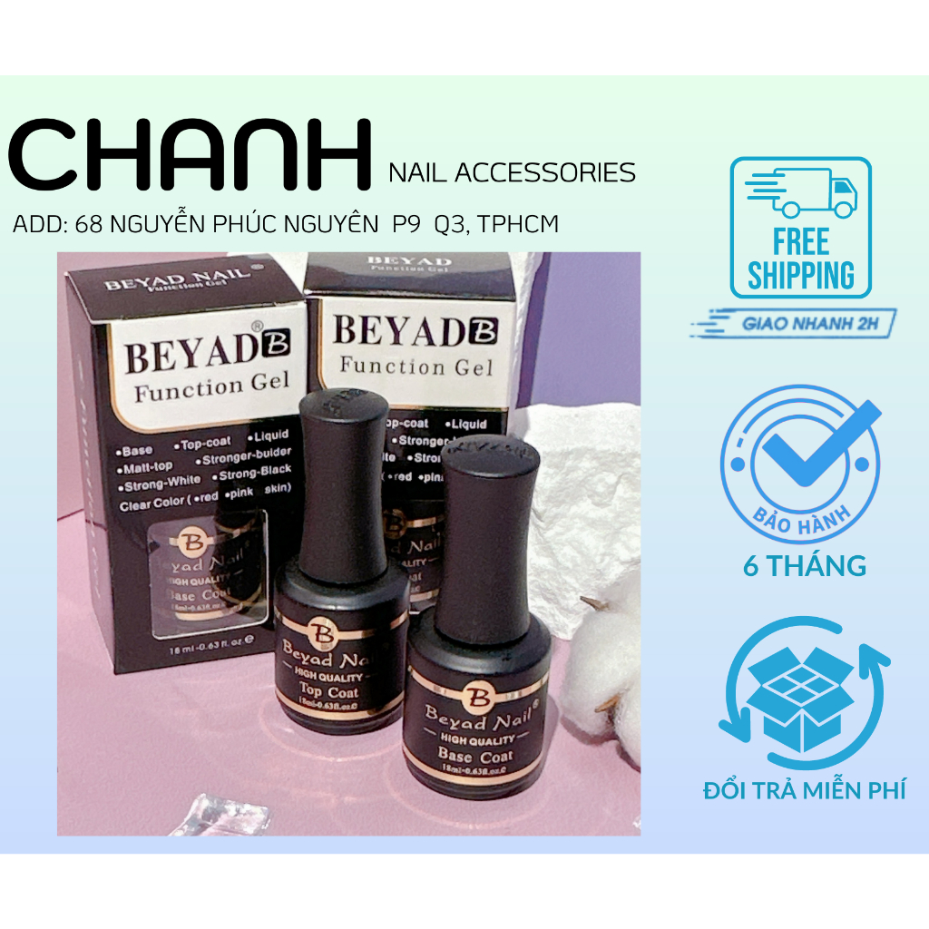 Bộ Base Top BEYAD - Liên Kết, Top Bóng BEYAD Đen