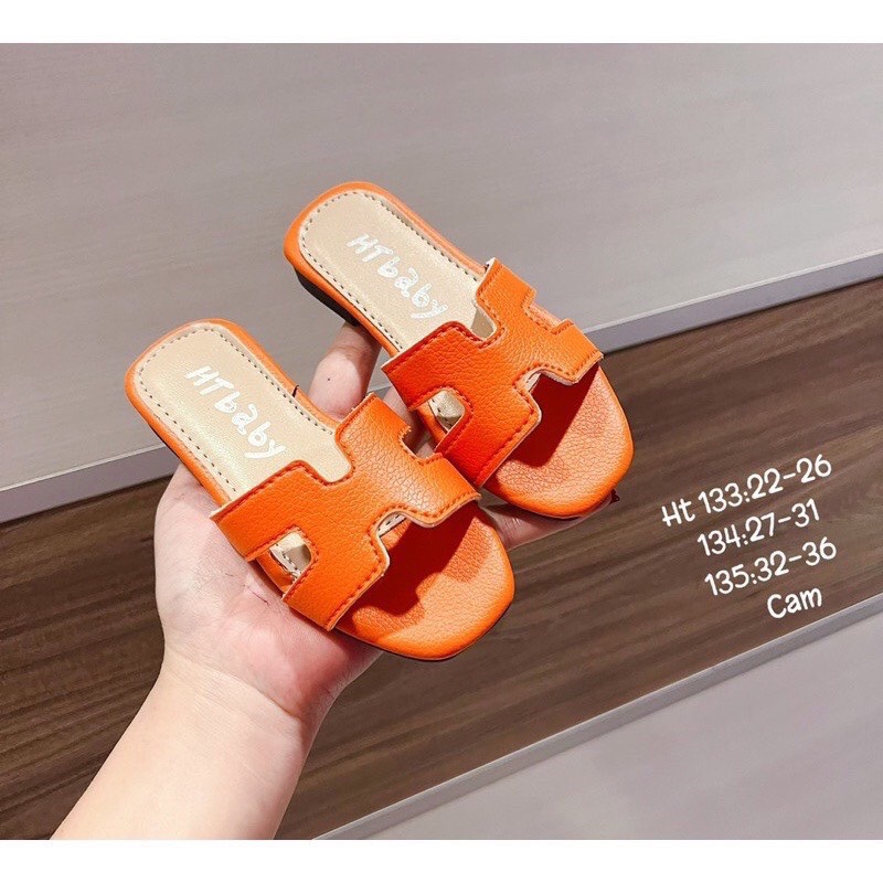 Dép Lê Quai Ngang Chữ H Cho Bé