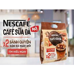Nescafe sữa đá công thức mới bịch 25 gói x 24g