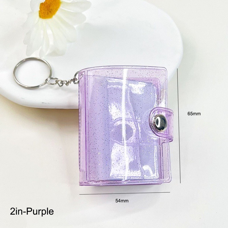 Móc khoá album ảnh mini 2 inch album móc khóa in hình ảnh mini theo yêu cầu làm quà handmade - MKA4