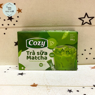 Trà sữa Cozy Matcha 3in1 (hộp 10 gói x 17g)