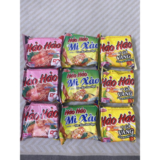Mì tôm hảo hảo chua cay , vị gà , xào khô gói 75g