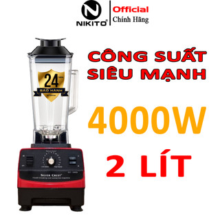 Máy Xay Công Nghiệp NIKITO silver crest 4000W SC-4099, Máy Xay Sinh Tố Công Nghiệp đa năng: Xay đá,thịt,rau má,xay cháo