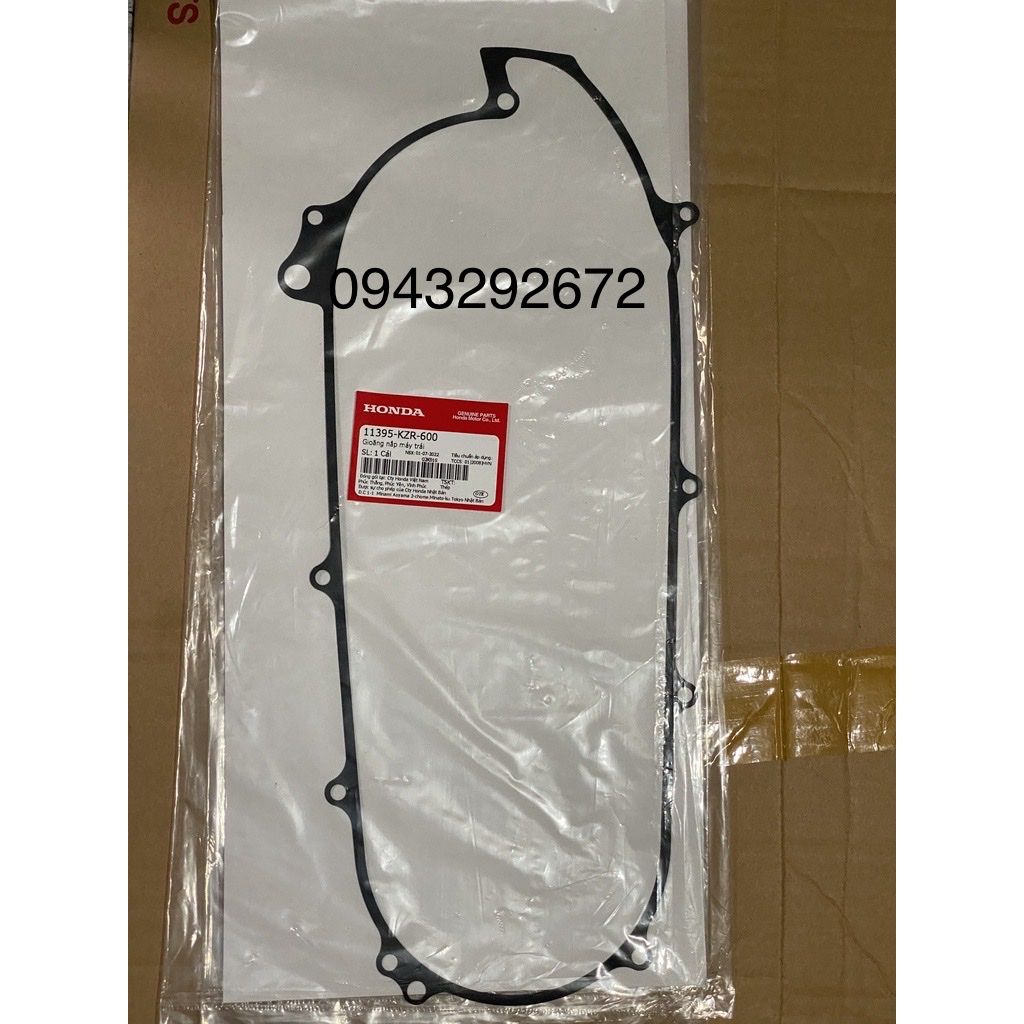 Gioăng Nắp Máy Trái (Gioăng Côn) Air Blade 125, Sh Mode, Pcx Honda ( 11395KZR600 )
