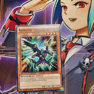 Thẻ bài Yugioh chính hãng | Raidraptor - Vanishing Lanius | WIRA Common.