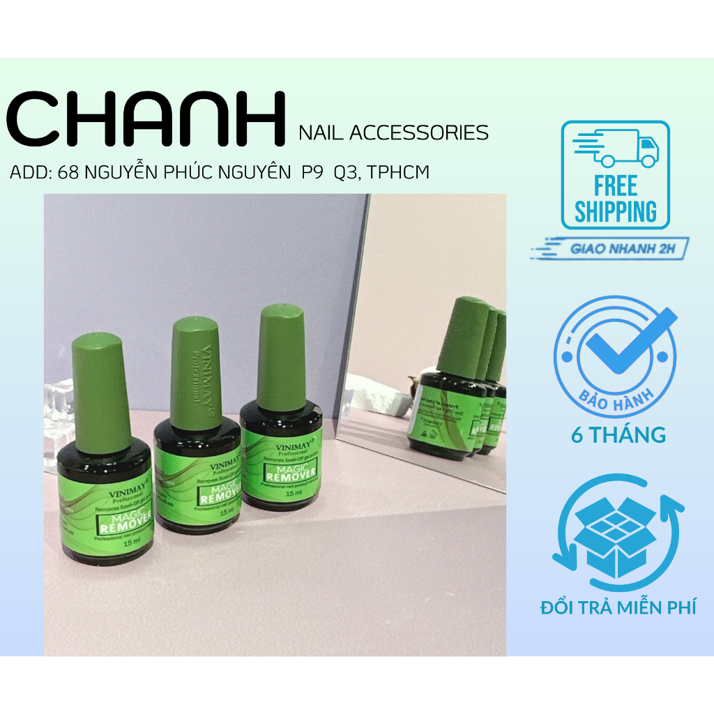 PHÁ GEL VINIMAY KHÔNG CẦN Ủ, MAGIC REMOVER
