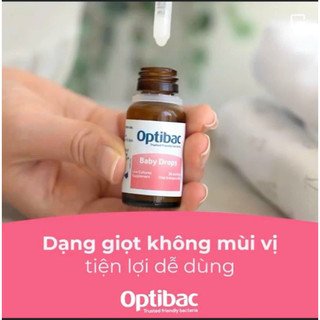 Men vi sinh optibac drop hồng cho bé