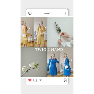 𝓣𝔀𝓲𝓰 • Đầm body vải xốp tay loe hở lưng by Hèo Studio